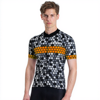 Maillot de cyclisme Orange -  Atmosphère+