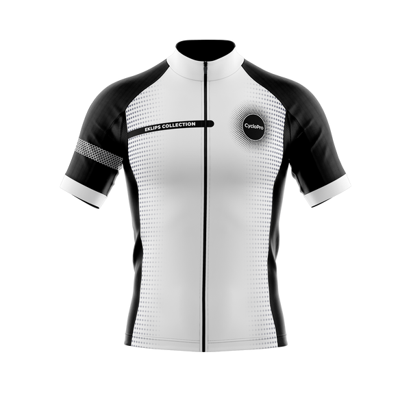 Pack Été Complet Blanc Eklïps - Tenue Cycliste + Mitaines + Chaussettes + Lunettes