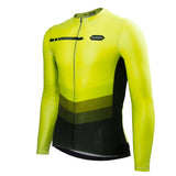 maillot long cycliste agility jaune 3