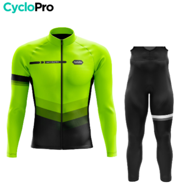 Tenue cycliste hiver Jaune Fluo - Agility