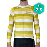 LANGE GELE FIETSJERSEY - WINTER - ÉVASION+ Thermojersey heren GT-Cycle Outdoor Store S 