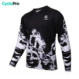 maillot manches longues vtt noir 3 4