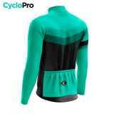 Maillot cycliste hiver Turquoise - Agility
