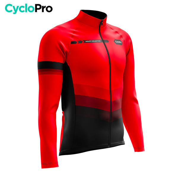 Tenue cycliste hiver Rouge - Agility