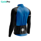Blauwe winterfietsoutfit - Eklïps