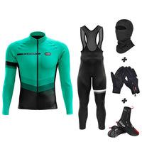 Turquoise Agility Winter Compleet Pakket - Outfit + Handschoenen + Overschoenen + Bivakmuts
