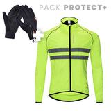 Pack Protect+ | Cycliste Coupe-vent et Gants