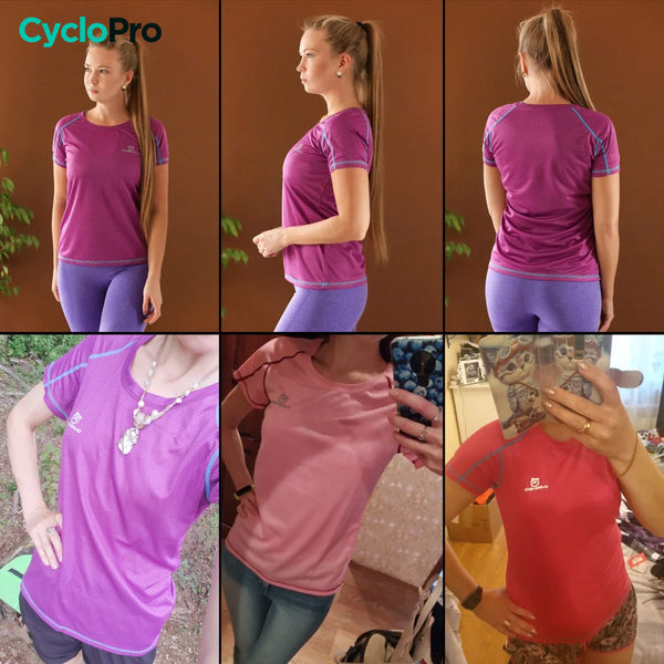Hardloop-T-shirt voor dames - UltraConfort