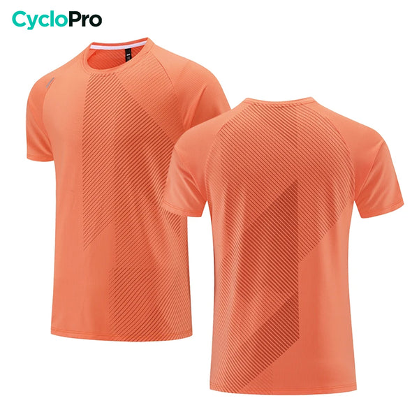 oranje hardloopshirt voor heren