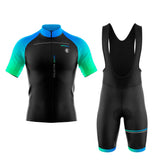 tenue cycliste ete azure