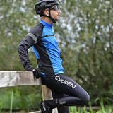 Blauwe winterfietsoutfit - Eklïps