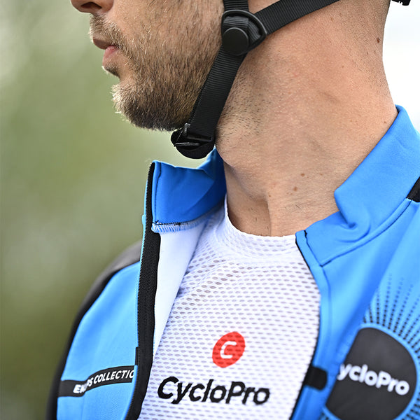blauwe fietsoutfit eklips 