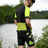 tenue cyclisme practical homme jaune 3