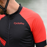 praktische fietsoutfit voor heren rood 5