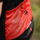 praktische fietsoutfit voor heren rood 8