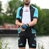 tenue cyclisme practical homme turquoise 2