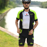 tenue cyclisme practical homme vert clair 1