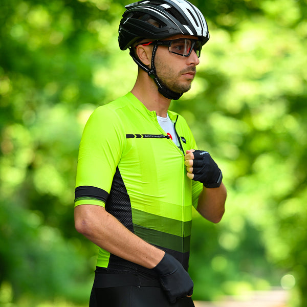 maillot cycliste agility vert 1