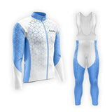 HEREN HERFST FIETSOUTFIT BLAUW - CUBIC+ herenfietsoutfit CycloPro XS 