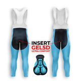 BLAUWE WINTERFIETSOUTFIT VOOR HEREN - SPEED+