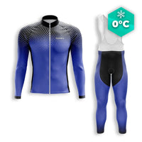 WINTERWIELOUTFIT HEREN BLAUW - DIMENSION+ herenfietsoutfit CycloPro XS 