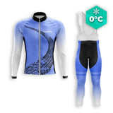 WINTERFIETSOUTFIT HEREN BLAUW - TRACE+ herenfietsoutfit CycloPro XS 