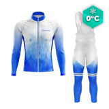 BLAUWE WINTERFIETSOUTFIT VOOR HEREN - CRYSTAL+ CycloPro XS herenfietsoutfit 