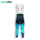 BLAUWE WINTERFIETSOUTFIT HEREN - HORIZON+ herenfietsoutfit CycloPro 
