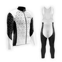 ZWARTE WINTERFIETSOUTFIT HEREN - CUBIC+ CycloPro XS herenfietsoutfit 