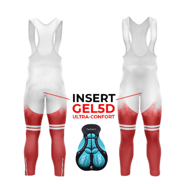 RODE WINTERFIETSOUTFIT VOOR HEREN - CRYSTAL+