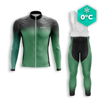 GROENE WINTERFIETSOUTFIT VOOR HEREN - DIMENSION+ CycloPro XS herenfietsoutfit 