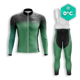 GROENE WINTERFIETSOUTFIT VOOR HEREN - DIMENSION+ CycloPro XS herenfietsoutfit 