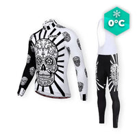 WINTERFIETSOUTFIT - SKULL+ CycloPro herenfietsoutfit met XS 