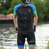 tenue cycliste homme azure 2