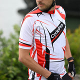 tenue cycliste homme rouge sensas 9