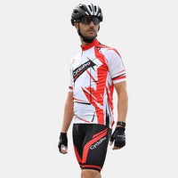 tenue cycliste homme rouge sensas ok