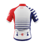 tenue de cyclisme bleu et rouge bretagne 2