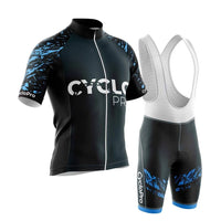tenue cycliste ete cyclo bleue