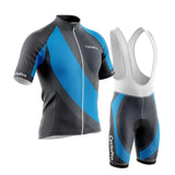 blauwe gladiator zomerfietsoutfit