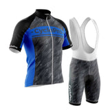tenue cycliste ete wind  bleu
