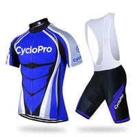 tenue cycliste ete shape bleu