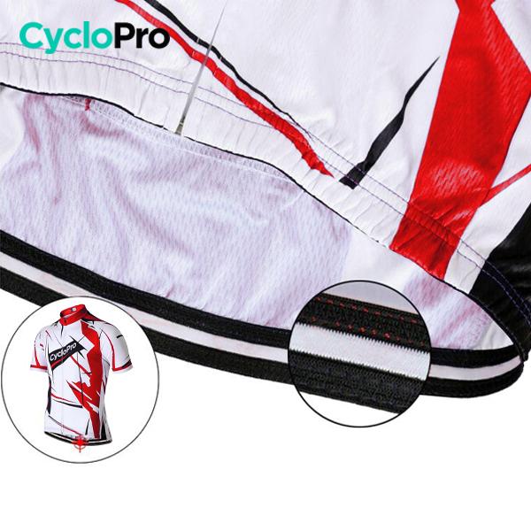 RODE WEGFIETSOUTFIT - SENSAS+ CycloPro zomerfietsoutfit 