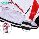 RODE WEGFIETSOUTFIT - SENSAS+ CycloPro zomerfietsoutfit 