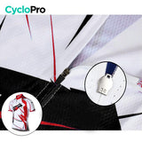 RODE WEGFIETSOUTFIT - SENSAS+ CycloPro zomerfietsoutfit 