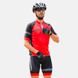 tenue eklips cycliste rouge