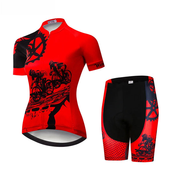 zomerfietsoutfit voor dames zonder bandjes