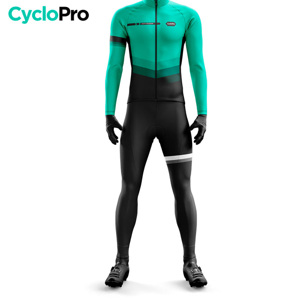 Tenue cycliste hiver Turquoise - Agility