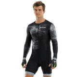 zwart grijze triatlon outfit