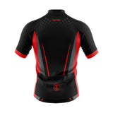 tenue cyclisme Rouge solidity maillot dos