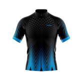 tenue cyclisme bleu ecco maillot face